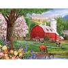 RoseArt – Puzzle Collector – Country Compilation – 300XL Piece Jigsaw Puzzle for Adults(Spring Morning)