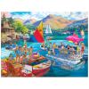 Roseart – Bigelow Illustrations – Lemonade On The Lawn – 500 Piece Jigsaw Puzzle for Adults(Boater’s Lake)