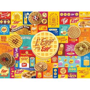 RoseArt – Kellogg’s – Cereal Favorites – 1000 Piece Jigsaw Puzzles for Adults(Leggo My Eggo)
