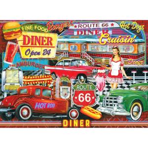 RoseArt – Kodak Premium – 50’s Diner – 1000 Piece Jigsaw Puzzle for Adults(50’s Diner)