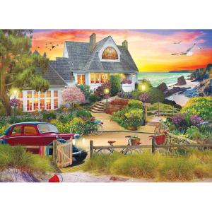RoseArt – My Happy Place – Seaside Hill – 1000 Piece Jigsaw Puzzle for Adults