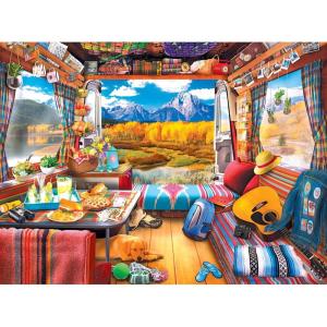 RoseArt – My Happy Place – Van Life – 750 Piece Jigsaw Puzzle for Adults(Van Life  The Grand Tetons)