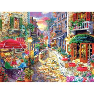 RoseArt – Puzzle Collector – Baking with Mom – 500 Piece Jigsaw Puzzle for Adults(Late Afternoon in Italy)