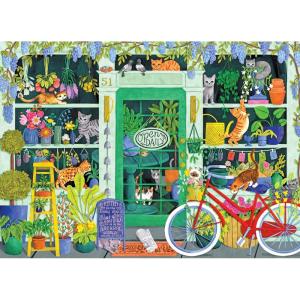 RoseArt – Soft Touch – Cat Flowers – 1000 Piece Jigsaw Puzzle for Adults(Cat Flowers)