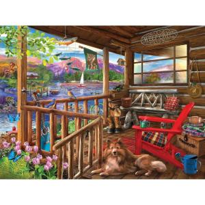 Roseart – Bigelow Illustrations – Lemonade On The Lawn – 500 Piece Jigsaw Puzzle for Adults(Porch Life)