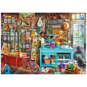 Roseart – Hobby Haven – Greentree Garden Center – 1000 Piece Jigsaw Puzzle for Adults(The Potting Shed)
