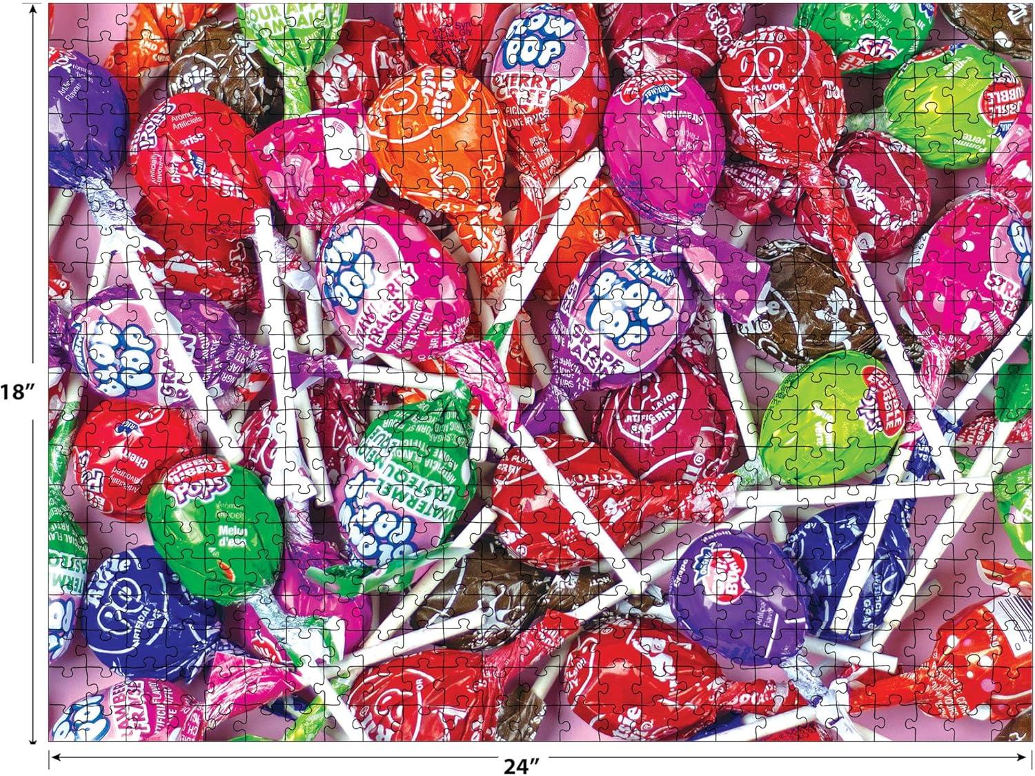 image:imageRoseArt Snack Assortment CheezIt 500 Piece Jigsaw Puzzle FoodThemed Puzzle for AdultsBlow Pop Tootsie Roll