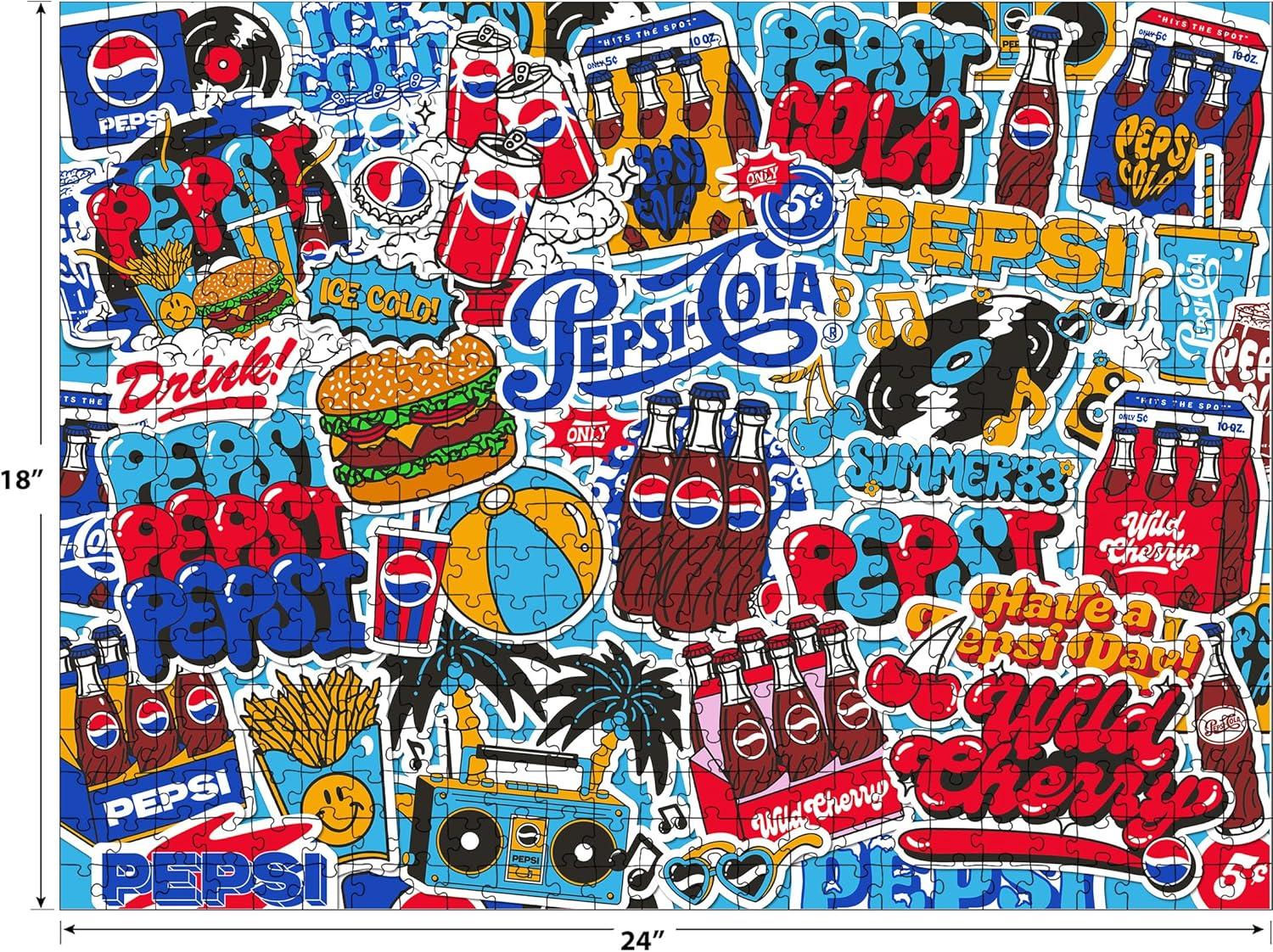 image:imageRoseArt Snack Assortment CheezIt 500 Piece Jigsaw Puzzle FoodThemed Puzzle for AdultsPepsi Cola