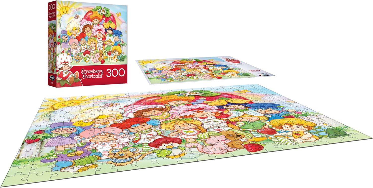 image:imageRoseArt Strawberry Shortcake Strawberry Shortcake and Friends 300 Piece Jigsaw Puzzle for Adults