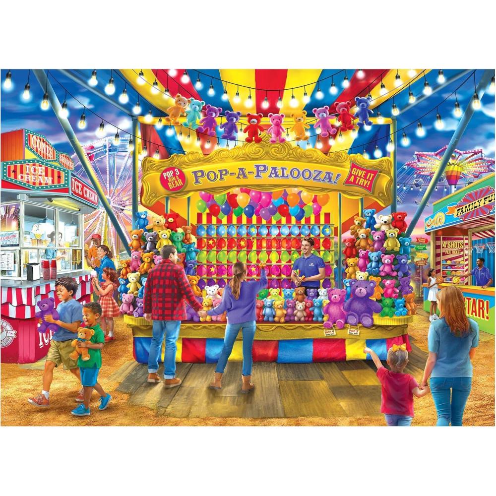 image:imageRoseArt Bigelow Country Harvest Market 1000 Piece Jigsaw Puzzle Autumn Farm Market Puzzle for AdultsFair Games