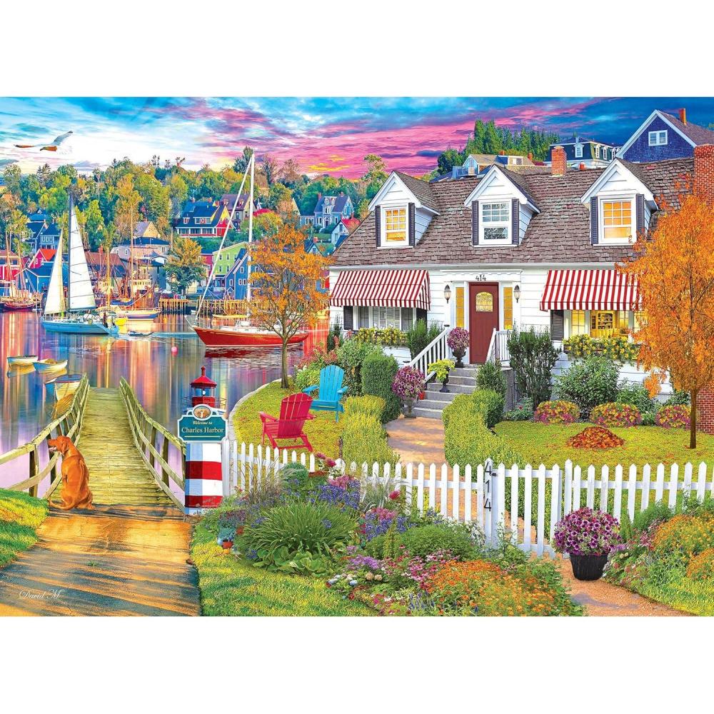 image:imageRoseArt  My Happy Place  Charles Harbor  1000 Piece Jigsaw Puzzle for AdultsCharles Harbor