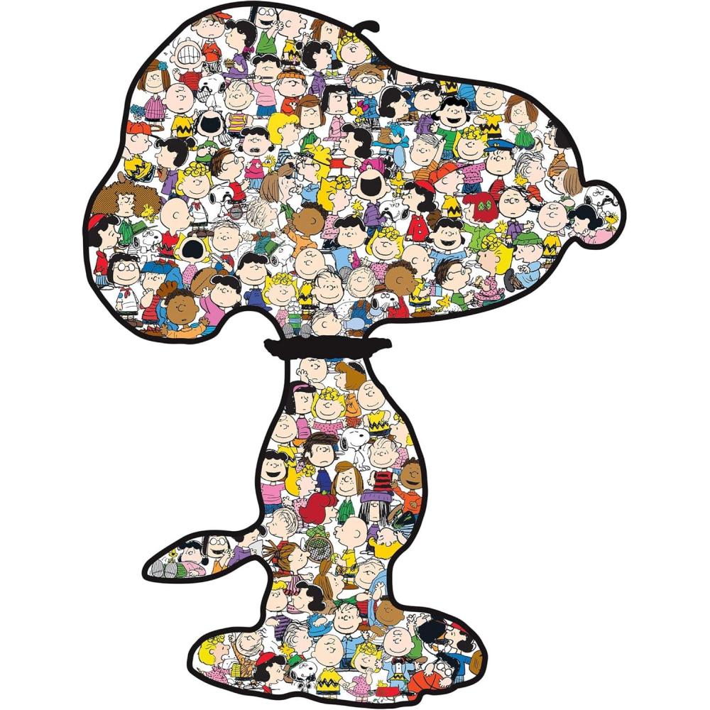 image:imageRoseArt Peanuts Worlds Largest Snoopy 1600 Piece Shaped Puzzle for Adults