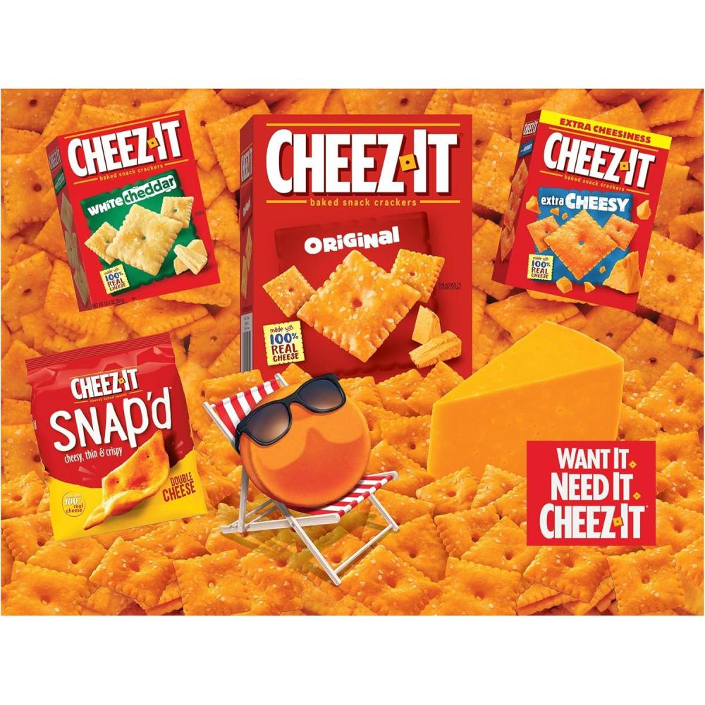 image:imageRoseArt Snack Assortment CheezIt 500 Piece Jigsaw Puzzle FoodThemed Puzzle for AdultsCheezIt