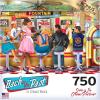 RoseArt – Back to The Past – Dancing at The Diner – 750 Piece Jigsaw Puzzle for Adults(Soad and Ice Cream Parlor)