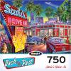 RoseArt – Back to The Past – Dancing at The Diner – 750 Piece Jigsaw Puzzle for Adults(Stevie’s Diner)
