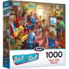 RoseArt – Back to The Past – Fun Park Motel – 1000 Piece Jigsaw Puzzle for Adults(Family Night Television)