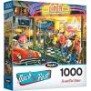 RoseArt – Back to The Past – Fun Park Motel – 1000 Piece Jigsaw Puzzle for Adults(In and Out Diner)