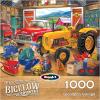 RoseArt – Bigelow Country – Harvest Market 1000 Piece Jigsaw Puzzle, Autumn Farm Market Puzzle for Adults(Grandpa’s Garage)