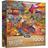RoseArt – Bigelow Country – Harvest Market 1000 Piece Jigsaw Puzzle, Autumn Farm Market Puzzle for Adults(Harvest Market)