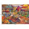RoseArt – Bigelow Country – Harvest Market 1000 Piece Jigsaw Puzzle, Autumn Farm Market Puzzle for Adults(Harvest Market)