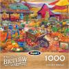 RoseArt – Bigelow Country – Harvest Market 1000 Piece Jigsaw Puzzle, Autumn Farm Market Puzzle for Adults(Harvest Market)