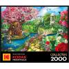 RoseArt – Kodak Premium – Spring Garden 2000 Piece Jigsaw Puzzle, Alice in Wonderland Puzzle for Adults