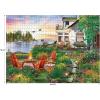 RoseArt – My Happy Place – Charles Harbor – 1000 Piece Jigsaw Puzzle for Adults(Harbor House)