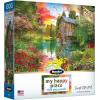 RoseArt – My Happy Place – Charles Harbor – 1000 Piece Jigsaw Puzzle for Adults(Sunset at The Mill)