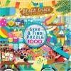 RoseArt – Seek & Find – Paris Perfume Shop – 1000 Piece Jigsaw Puzzle for Adults, Hidden Object Puzzle, Elegant Boutique Scene, Premium Puzzle with Bonus Poster(Beach Souvenir Shop)