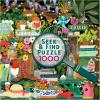 RoseArt – Seek & Find – Paris Perfume Shop – 1000 Piece Jigsaw Puzzle for Adults, Hidden Object Puzzle, Elegant Boutique Scene, Premium Puzzle with Bonus Poster(Gardener’s Library)