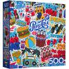 RoseArt – Snack Assortment – Cheez-It – 500 Piece Jigsaw Puzzle, Food-Themed Puzzle for Adults(Pepsi Cola)