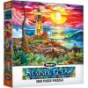 RoseArt – Stained Glass – Summer Waves – 300 Piece Jigsaw Puzzle for Adults