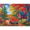 RoseArt – Kodak – Maine Road 350 Piece Jigsaw Puzzle, Scenic Autumn Landscape Puzzle for Adults(Maine Road)