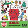 RoseArt – Mini Shaped – Cheetos – 500 Piece Jigsaw Puzzles for Adults(Peanuts Holiday Friends)