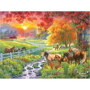 RoseArt – Abraham Hunter – September Pasture – 300 Piece Jigsaw Puzzle for Adults