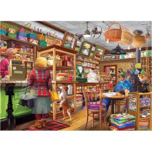 RoseArt – Bigelow Country – Harvest Market 1000 Piece Jigsaw Puzzle, Autumn Farm Market Puzzle for Adults(Bigelow’s Mercantile)