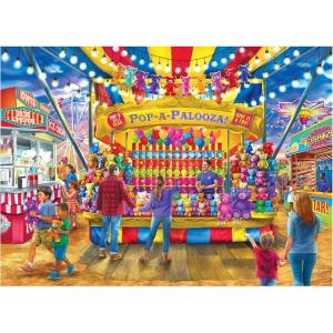 RoseArt – Bigelow Country – Harvest Market 1000 Piece Jigsaw Puzzle, Autumn Farm Market Puzzle for Adults(Fair Games)