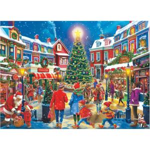 RoseArt – Kodak Premium – Christmas Magic – 1000 Piece Jigsaw Puzzle for Adults(Christmas Village)