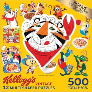 RoseArt – Mini Shaped – Cheetos – 500 Piece Jigsaw Puzzles for Adults(Kellogg’s)