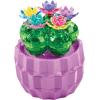 Crystal Gem Creations Blossoming Bonsai Kit by RoseArt, 240+ Pieces, Great for Adults, Tweens and Children Ages 8+(Jewel Succulents)