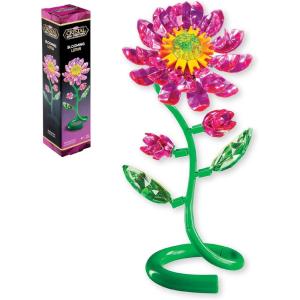 Crystal Gem Creations Blossoming Bonsai Kit by RoseArt, 240+ Pieces, Great for Adults, Tweens and Children Ages 8+(Blooming Lotus Flower)