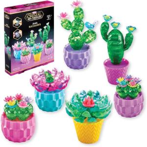 Crystal Gem Creations Blossoming Bonsai Kit by RoseArt, 240+ Pieces, Great for Adults, Tweens and Children Ages 8+(Jewel Succulents)