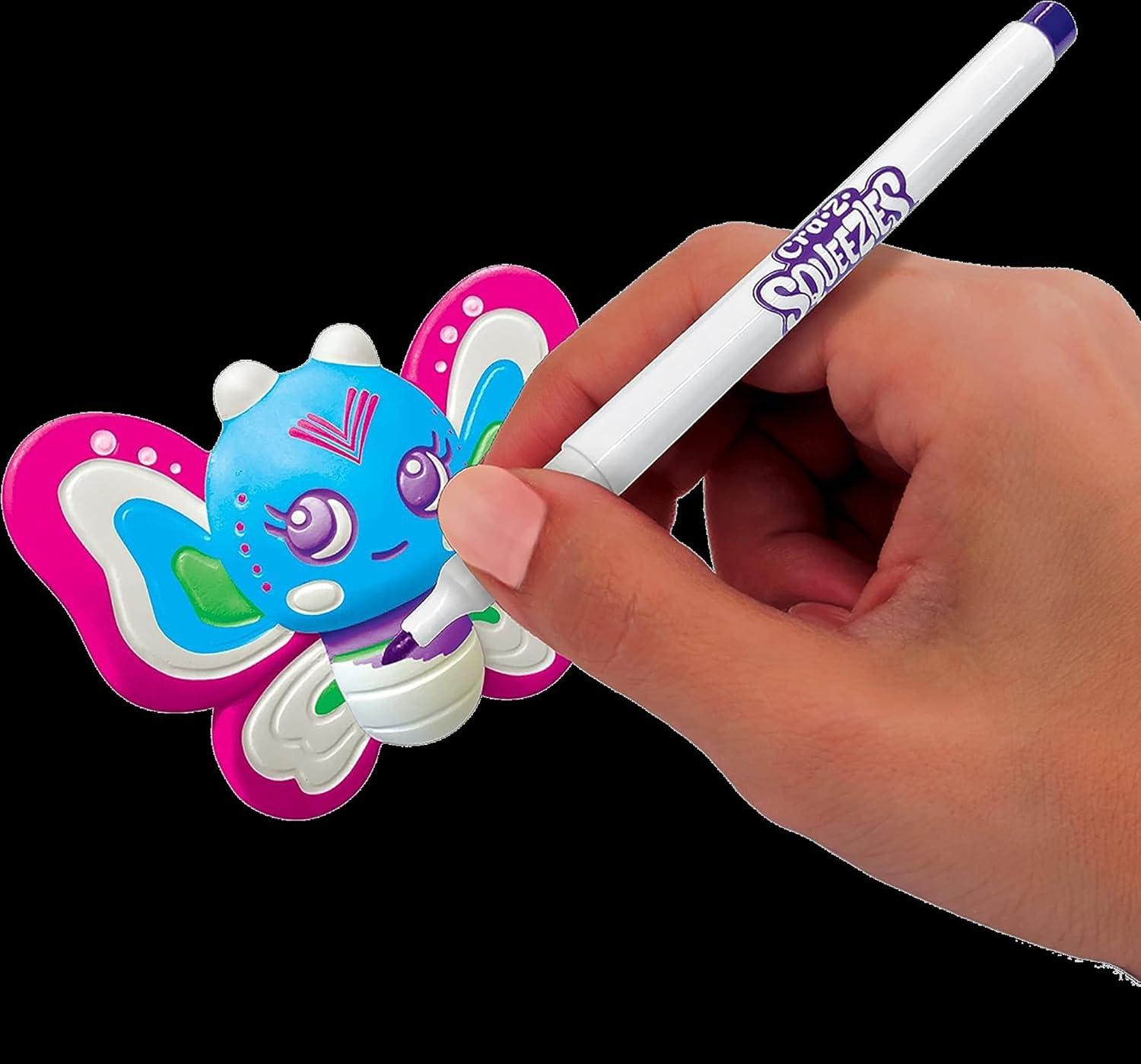 image:imageShimmer n Sparkle CRAZSqueezies Color Your Own Squeezie Fun  3 Count Butterfly Unicorn and Owl Arts and Crafts Activity for Ages 6 and Up