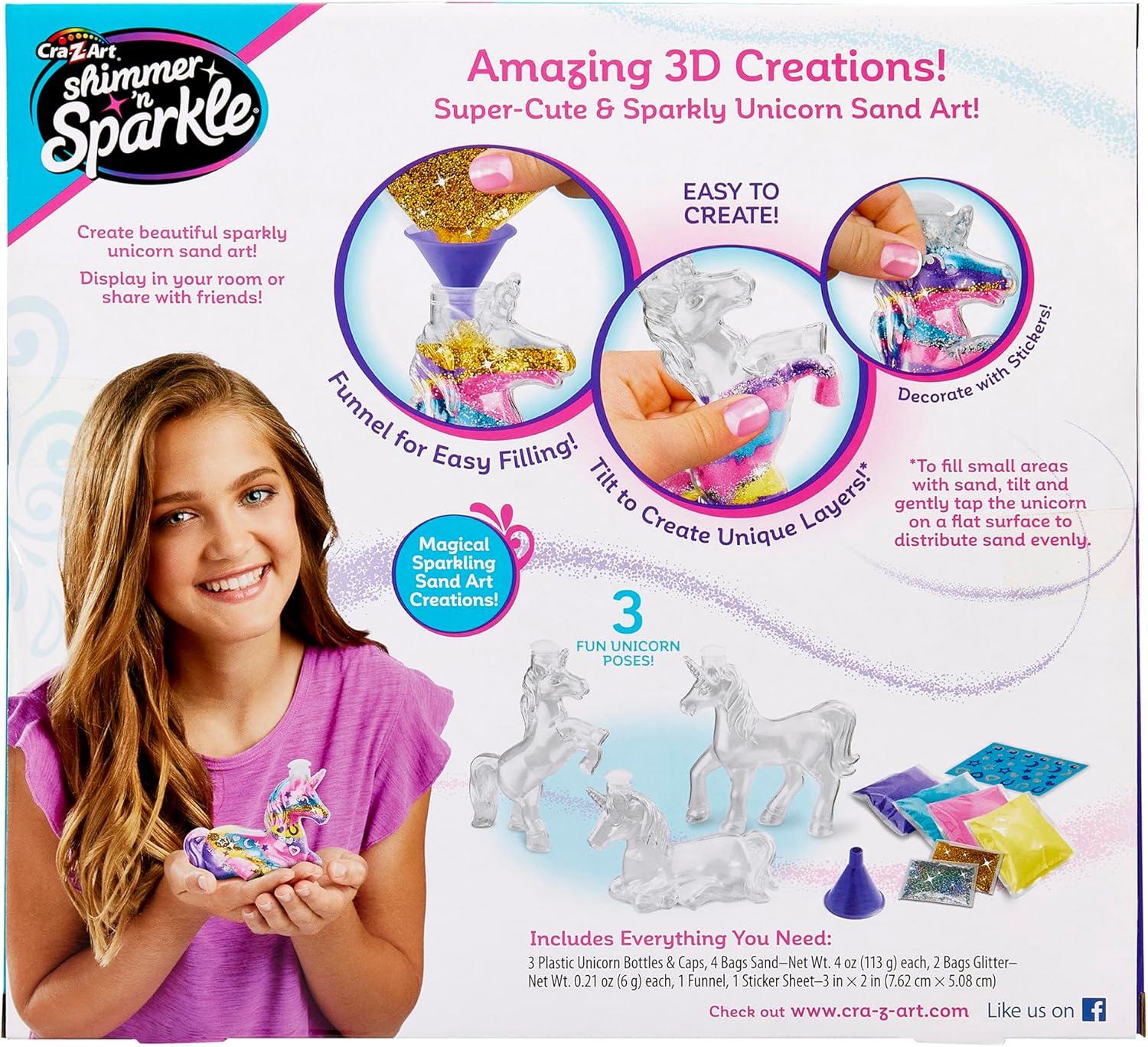 image:imageShimmer n Sparkle Sparkling Unicorn Sand Art Kit for Kids for Ages 6 and Up