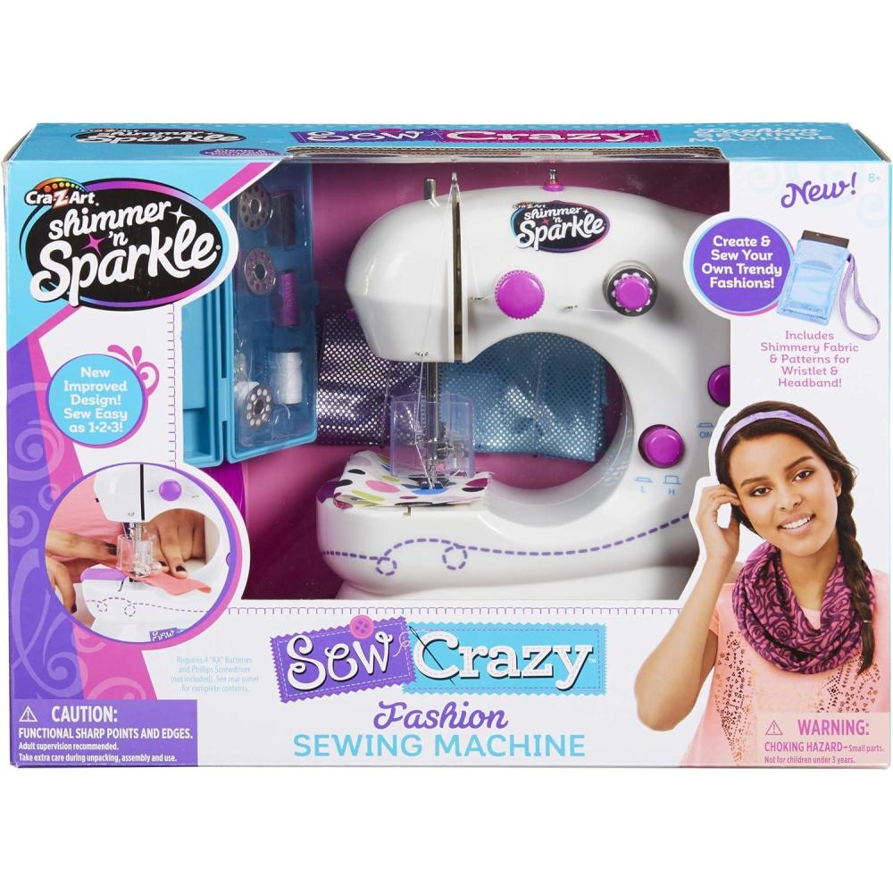 image:imageSew Crazy Sewing Machine wMagic Sequin Headband NEW