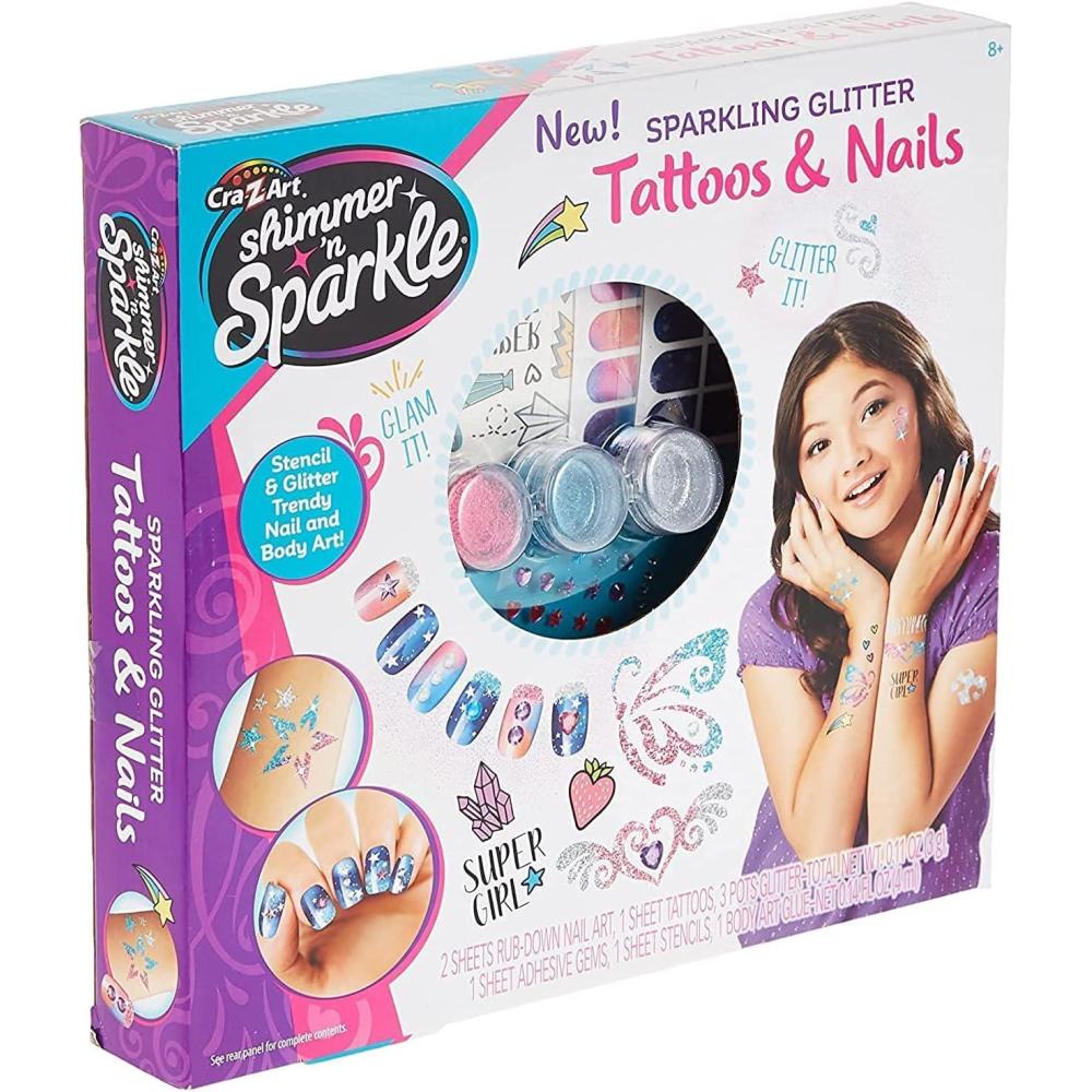 image:imageShimmer N Sparkle Glitter Nails amp Body Tattoos