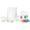 CRA-Z-Art Shimmer ‘n Sparkle Tie Dye Fashion Tote and Headband Craft Kit,Blue/Pink, Small