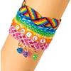 Cra-Z-Art Shimmer ‘N Sparkle Friendship Charm Bracelets, Trendy Bangle Bracelets, BFF Bracelet Set for Ages 6 and Up(Over The Rainbow Friendship)