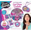 Shimmer ‘n Sparkle Glitter & Gem Lip Gloss Lockets DIY Activity Set, DIY Lip Gloss Maker, Birthday for Ages 8 and Up