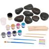 Shimmer ’n Sparkle Metallic Mania Rock Art DIY Painting Rock Craft Kit for ages 6 and Up